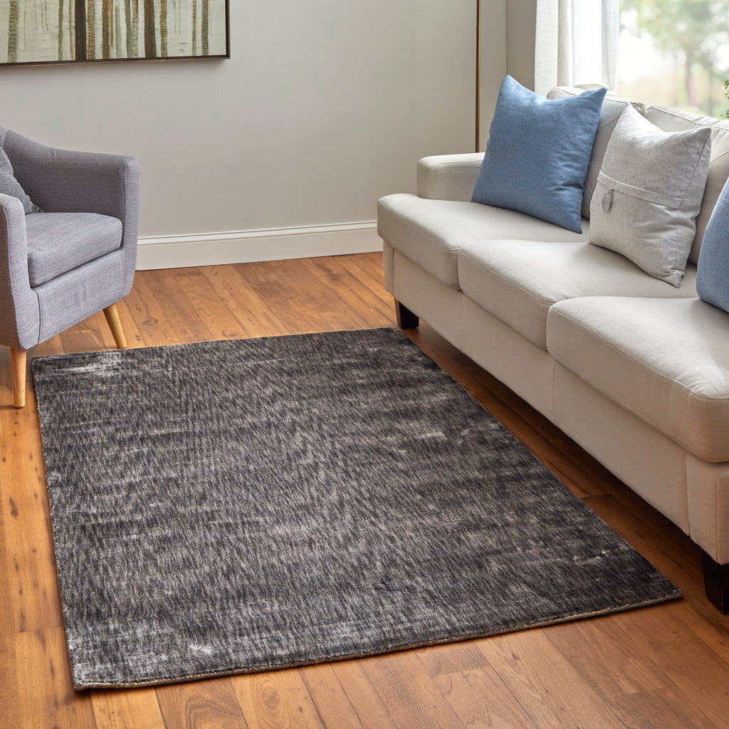 Marlowe Modern Chevron Gray Taupe Area Rug (2' x 3' / Pattern 2)