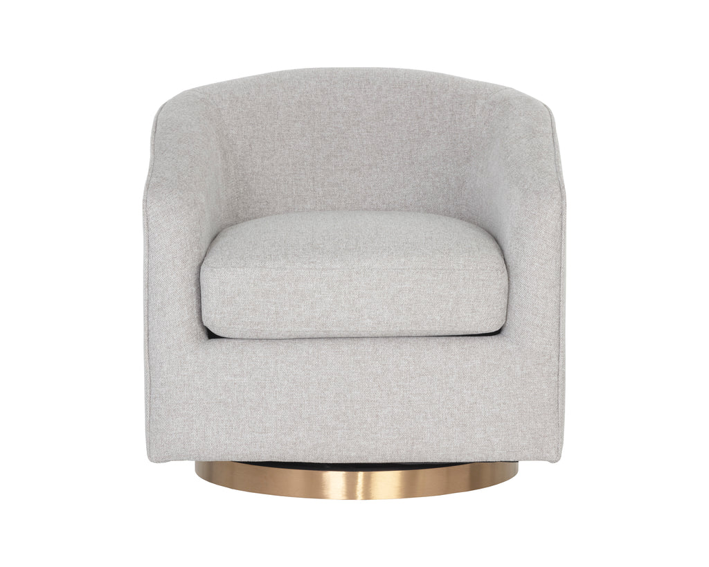 Hazel Swivel Lounge Chair Gold