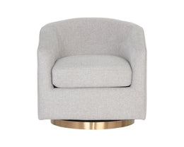 Hazel Swivel Lounge Chair Gold