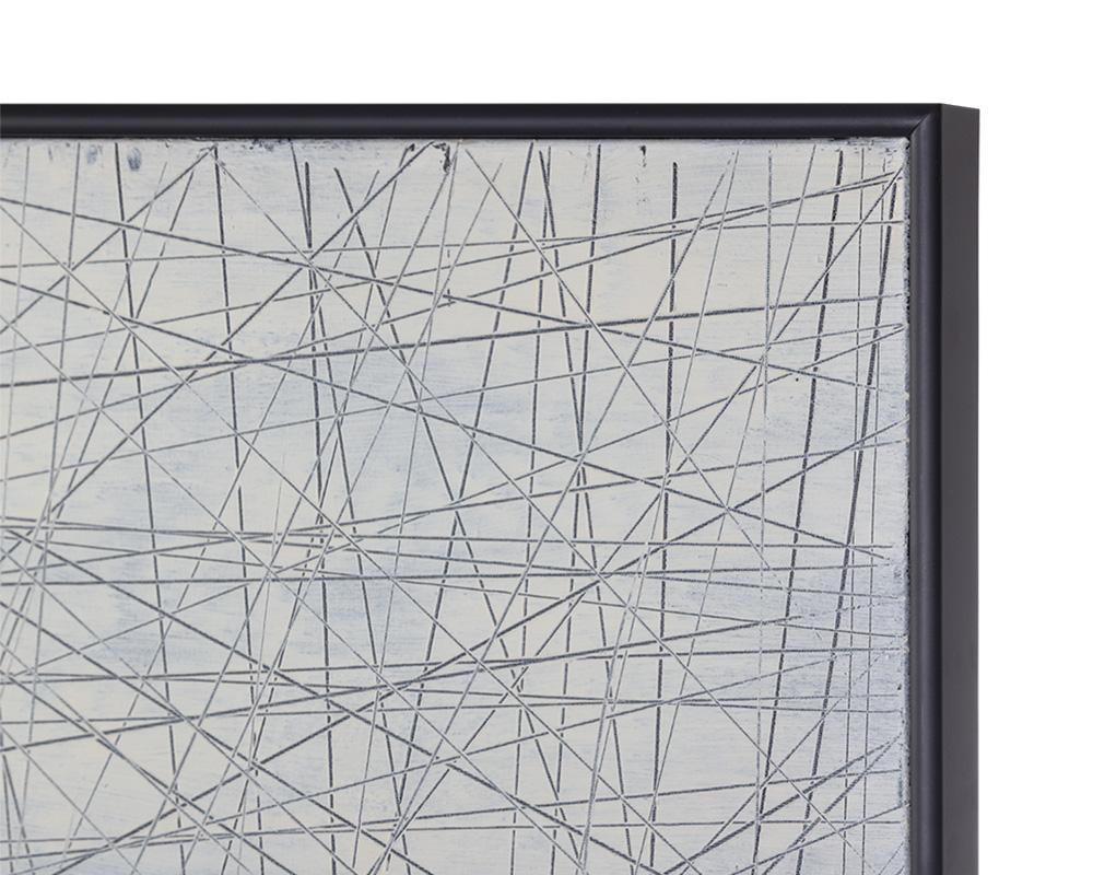 Confusion - 60" X 60" - Black Floater Frame