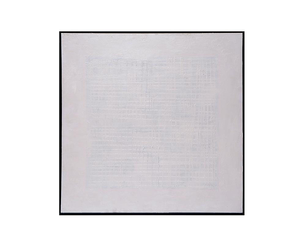 Connection - 60" X 60" - Black Floater Frame