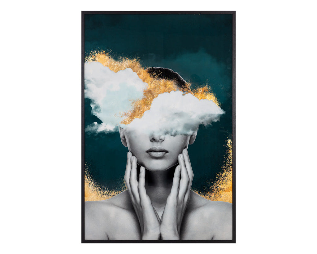 Mind Over Matter - 40" X 60" - Black Frame