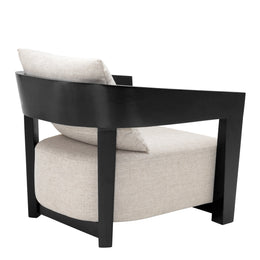 Chair Rubautelli Black Finish Loki Natural