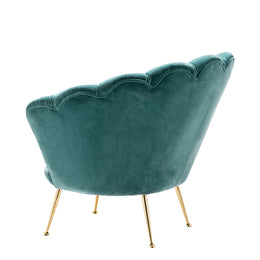 Chair Trapezium Cameron Deep Turquoise