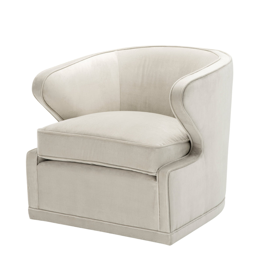 Swivel Chair Dorset Pebble Grey