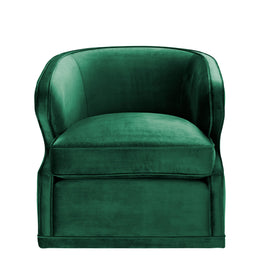 Swivel Chair Dorset Roche Green Velvet