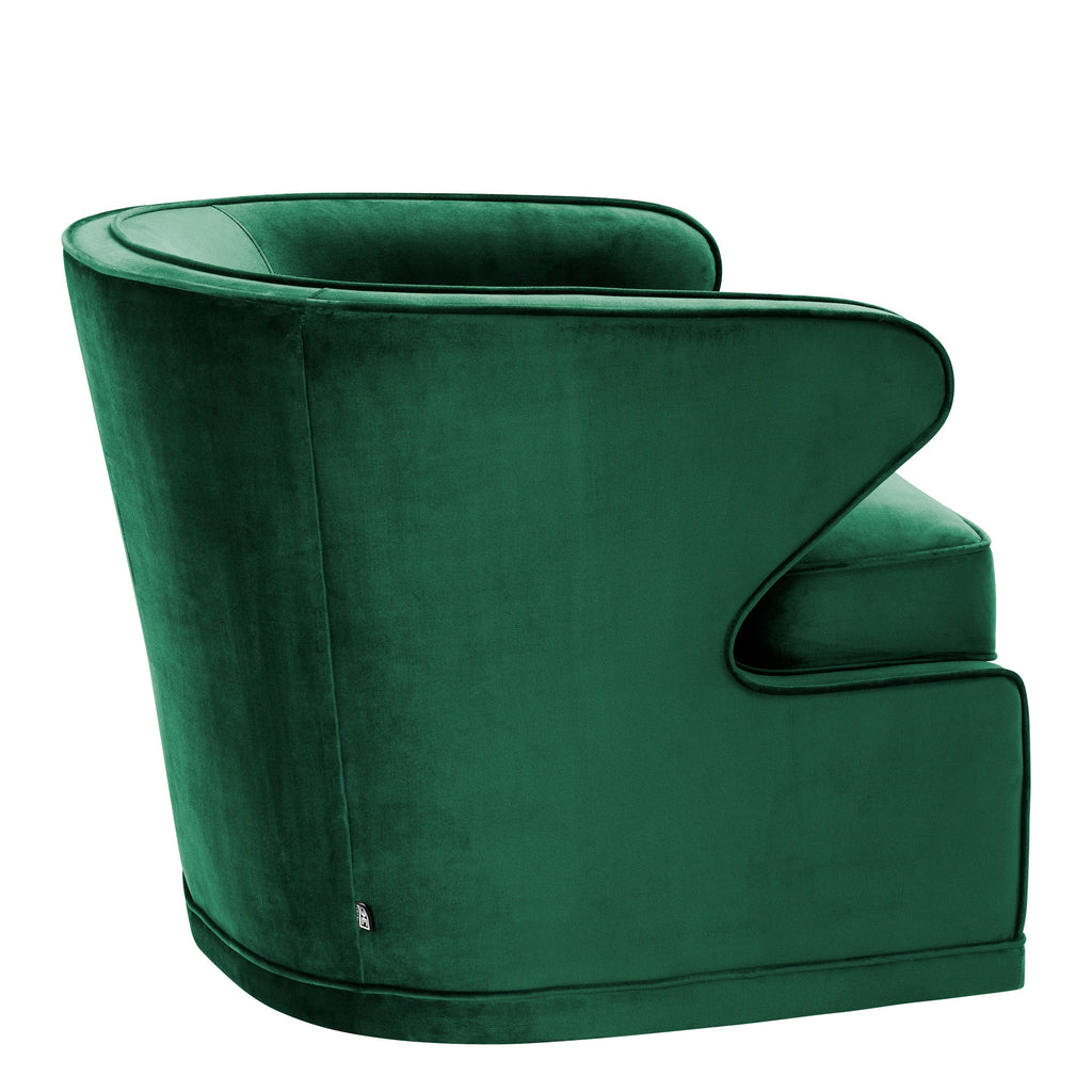 Swivel Chair Dorset Roche Green Velvet