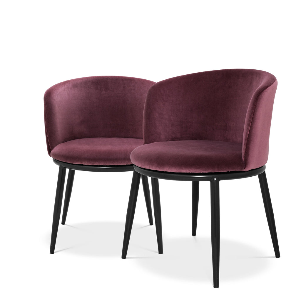 Dining Chair Filmore Cameron Purple Set of 2