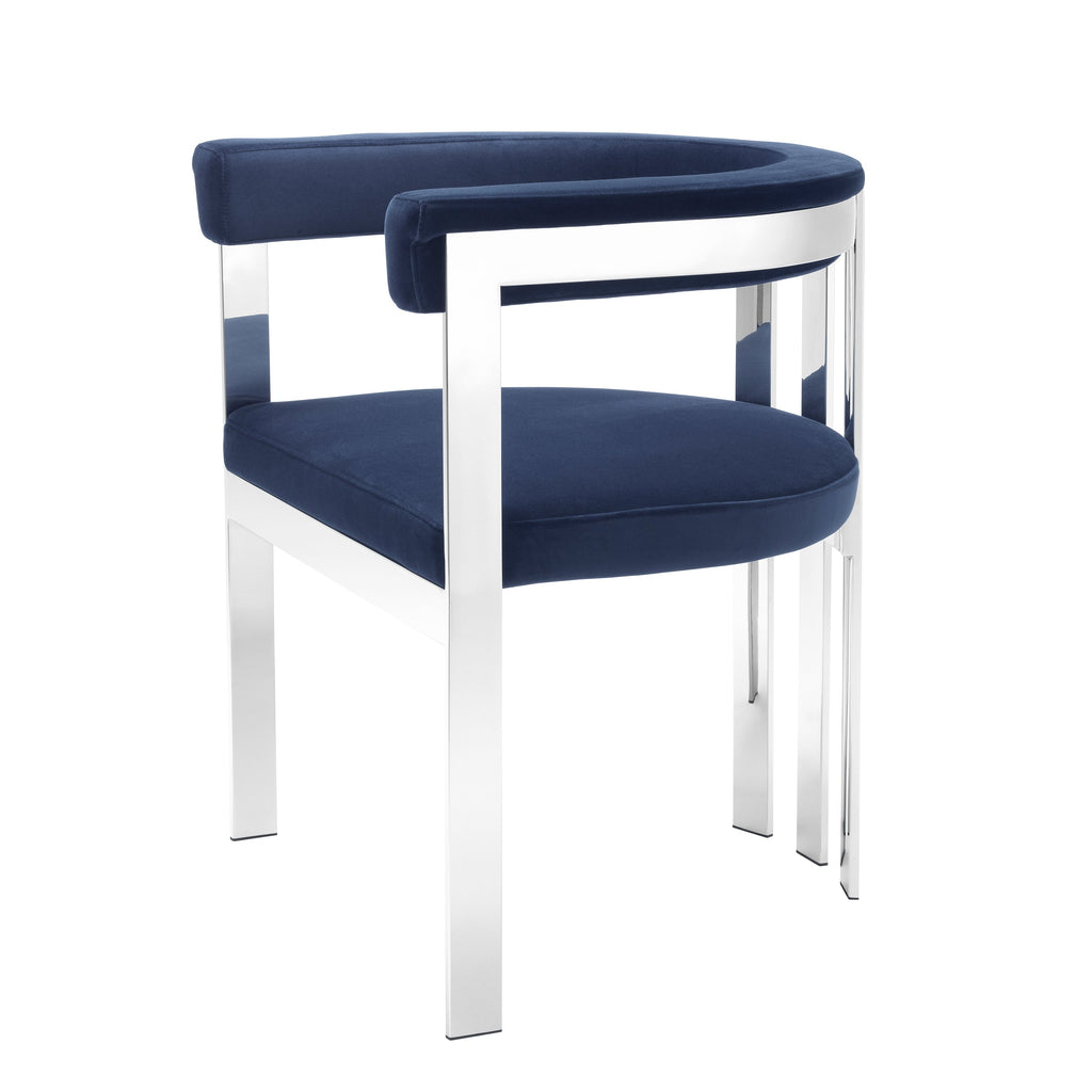 Dining Chair Clubhouse Pol Ss Savona Midnight Blue