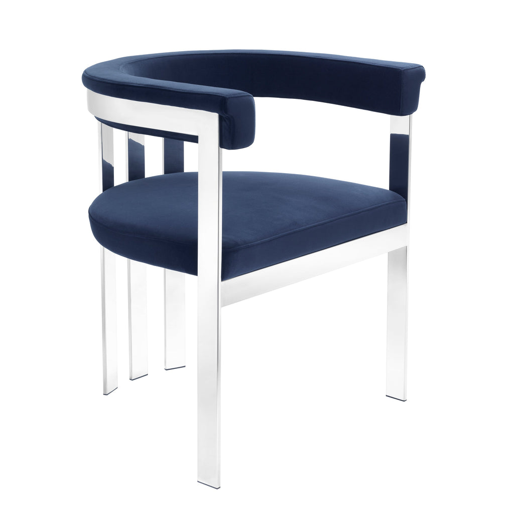 Dining Chair Clubhouse Pol Ss Savona Midnight Blue