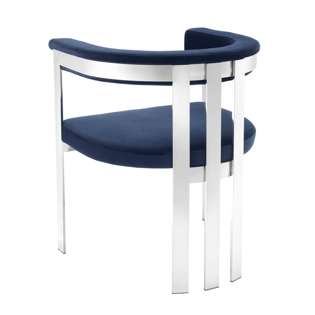 Dining Chair Clubhouse Pol Ss Savona Midnight Blue