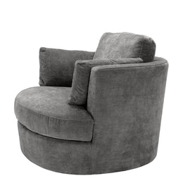 Swivel Chair Clarissa Clarck Grey