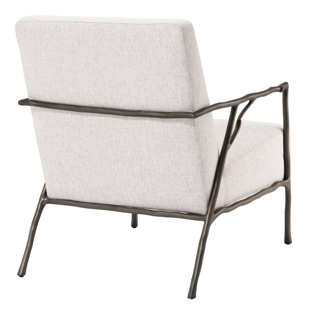 Chair Antico Medium Bronze Finish Loki Natural