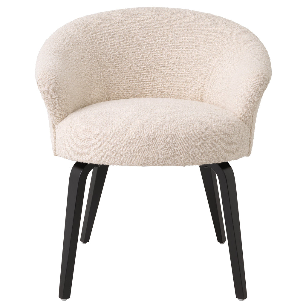 Dining Chair Moretti Boucle Cream