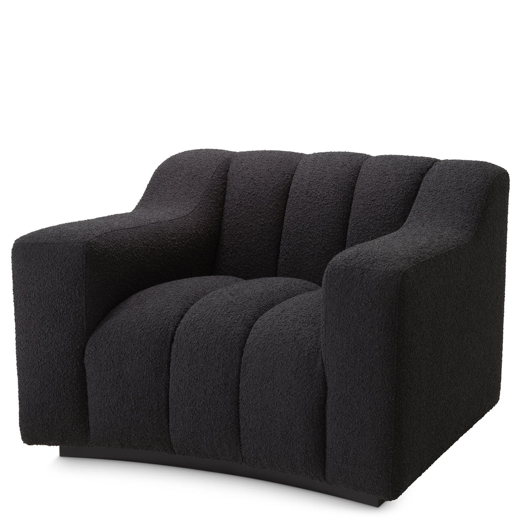 Chair Kelly Boucle Black