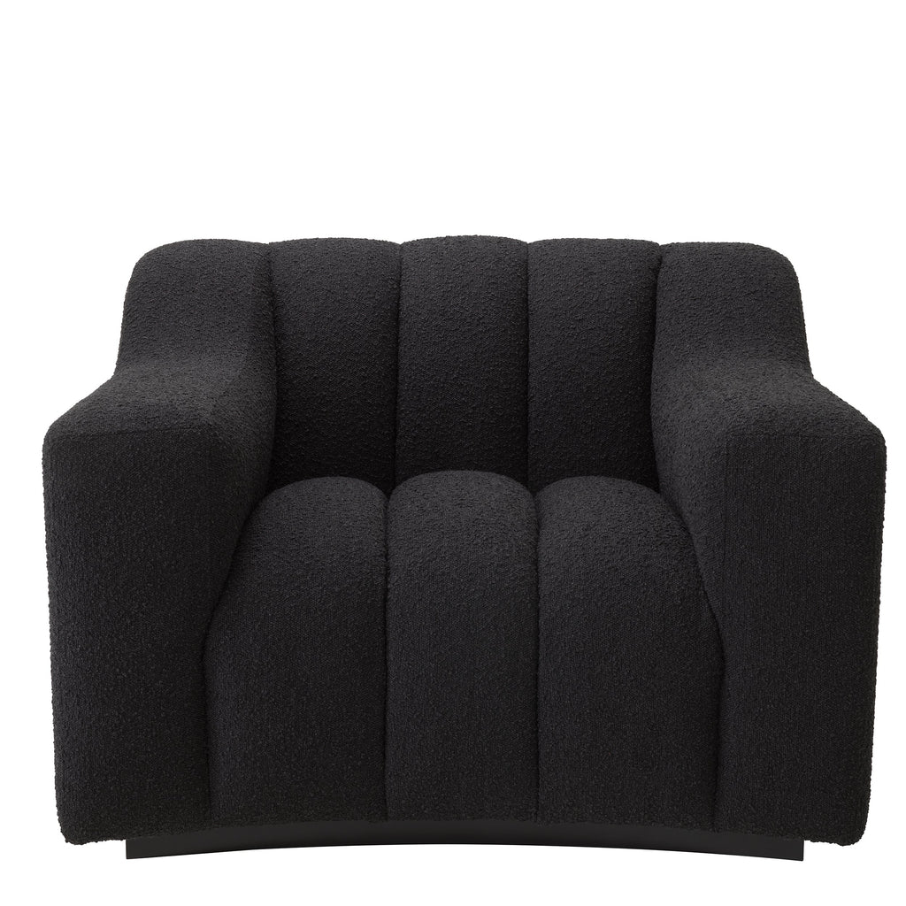 Chair Kelly Boucle Black