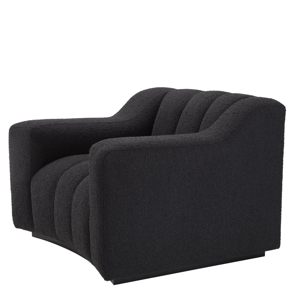 Chair Kelly Boucle Black