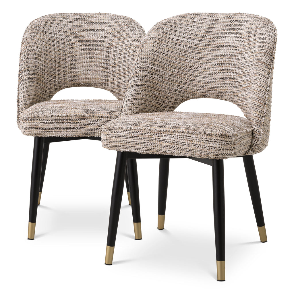 Dining Chair Cliff Mademoiselle Beige Set of 2