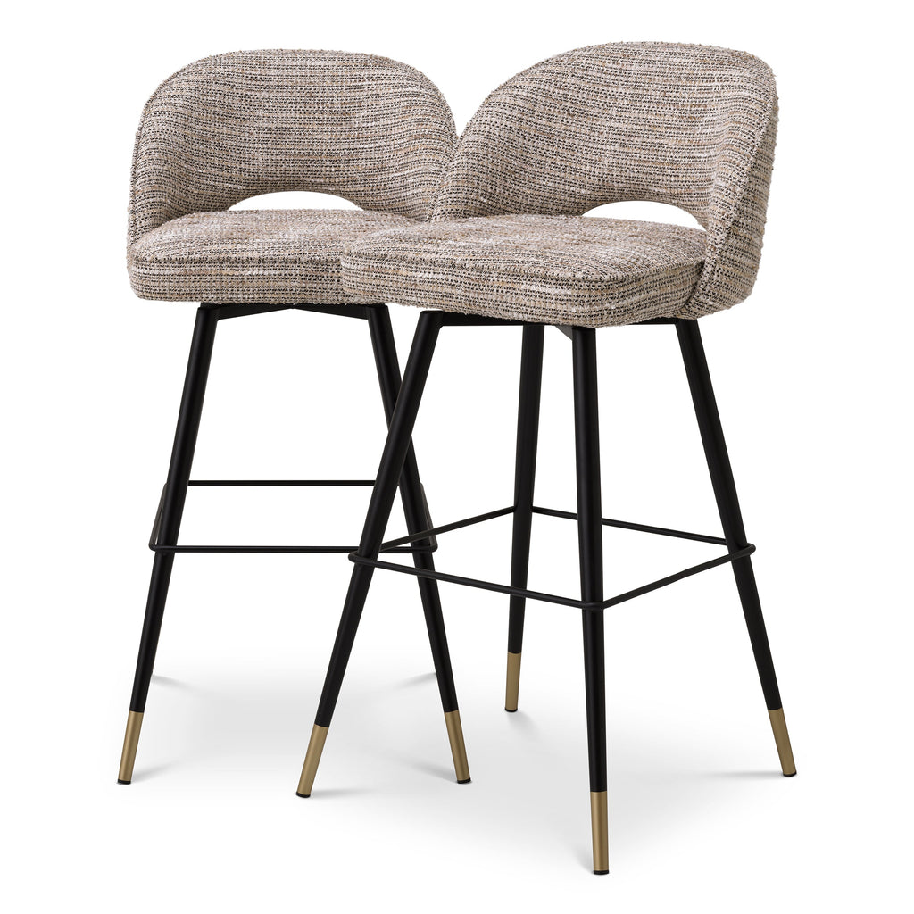 Bar Stool Cliff Mademoiselle Beige Set of 2