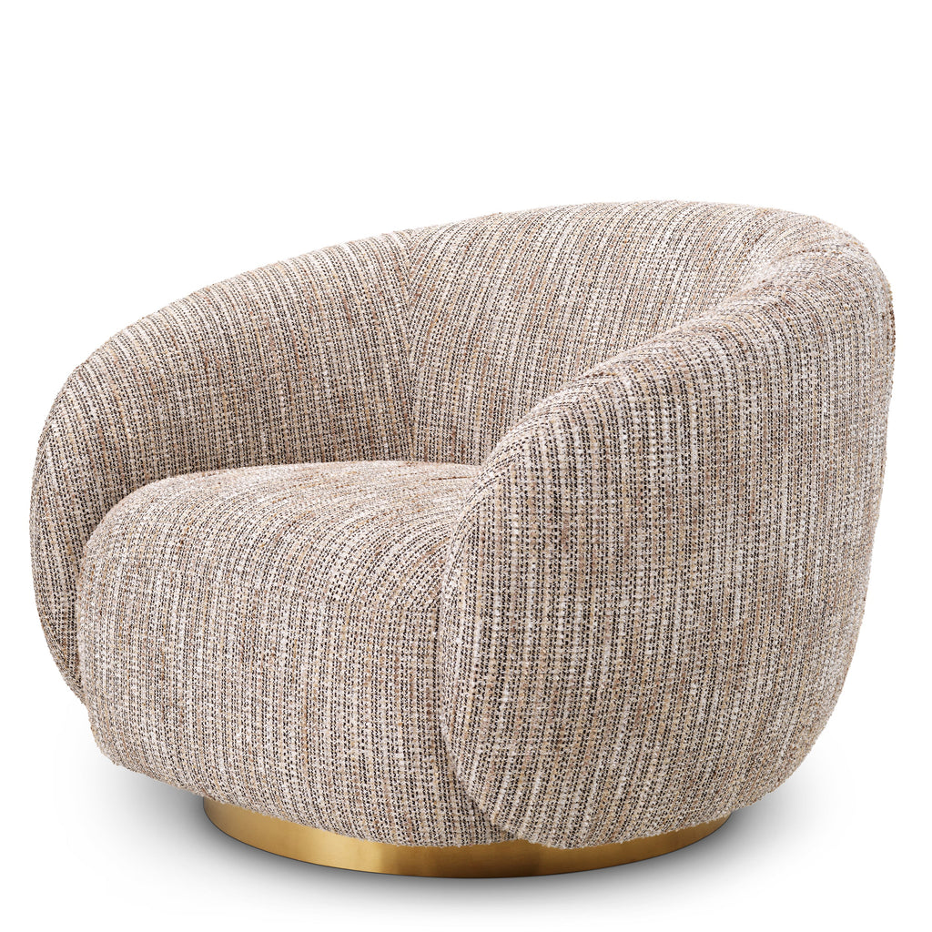 Swivel Chair Brice Mademoiselle Beige