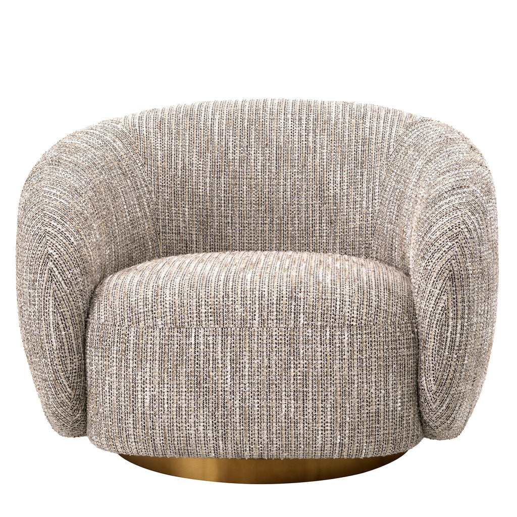 Swivel Chair Brice Mademoiselle Beige