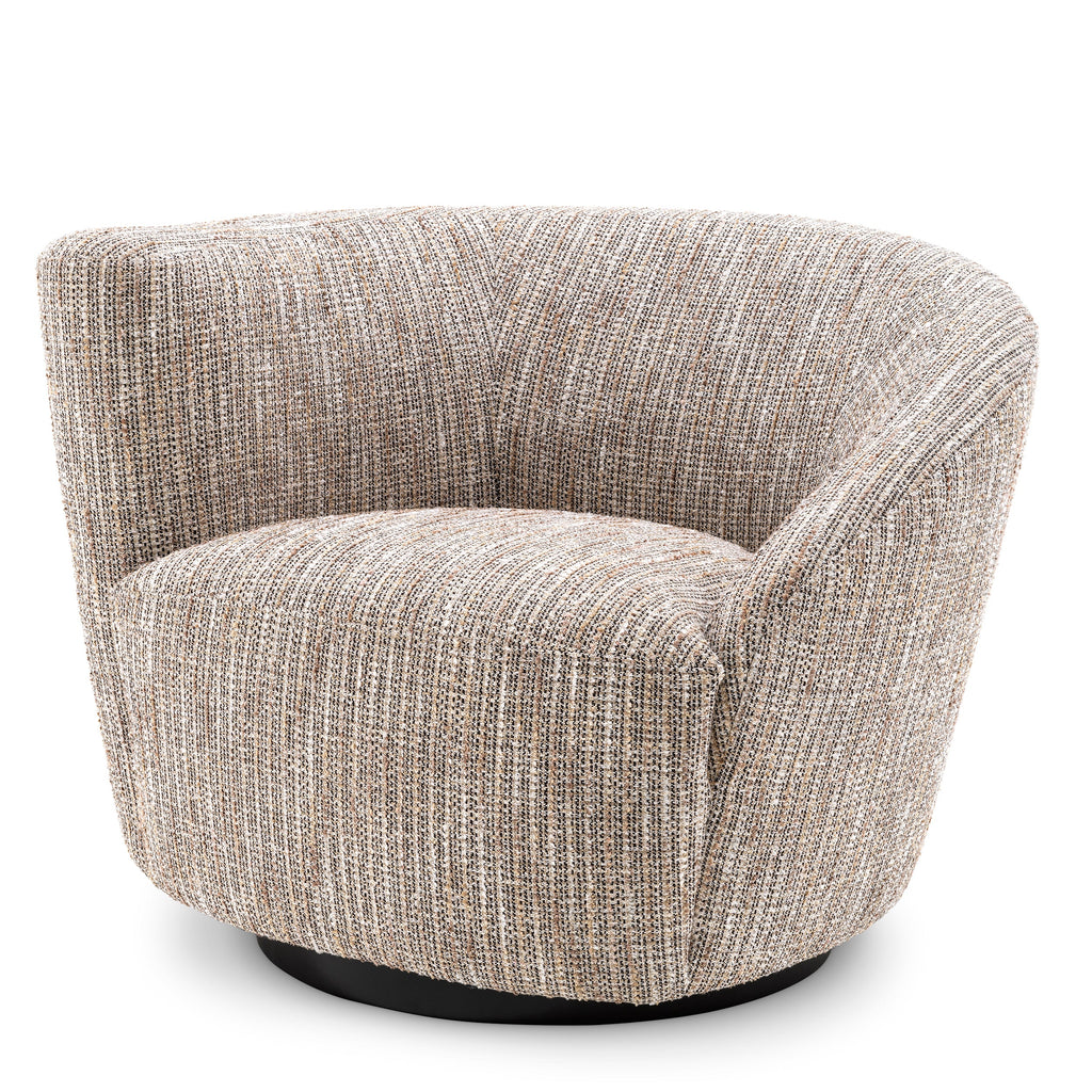 Swivel Chair Colin Left Mademoiselle Beige