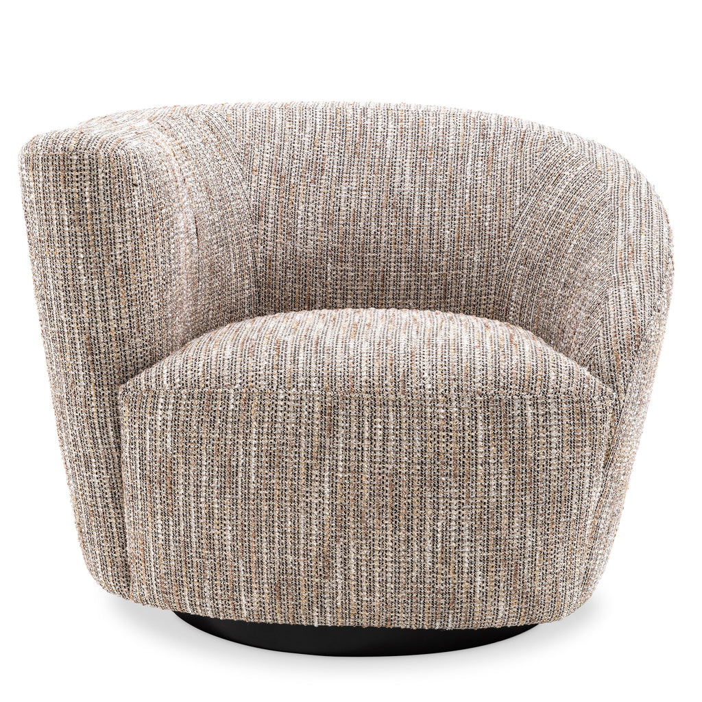 Swivel Chair Colin Left Mademoiselle Beige