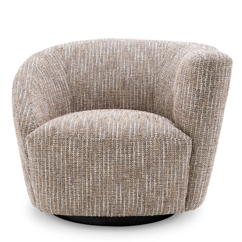 Swivel Chair Colin Right Mademoiselle Beige