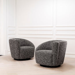 Swivel Chair Colin Left Cambon Black