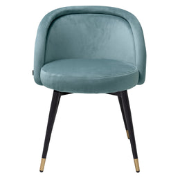 Dining Chair Chloe Savona Blue Velvet Set of 2