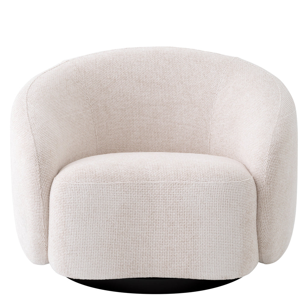 Swivel Chair Amore Lyssa Off-White