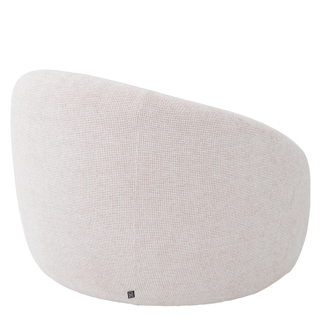 Swivel Chair Amore Lyssa Off-White