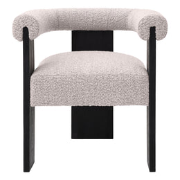 Dining Chair Percy Boucle Grey