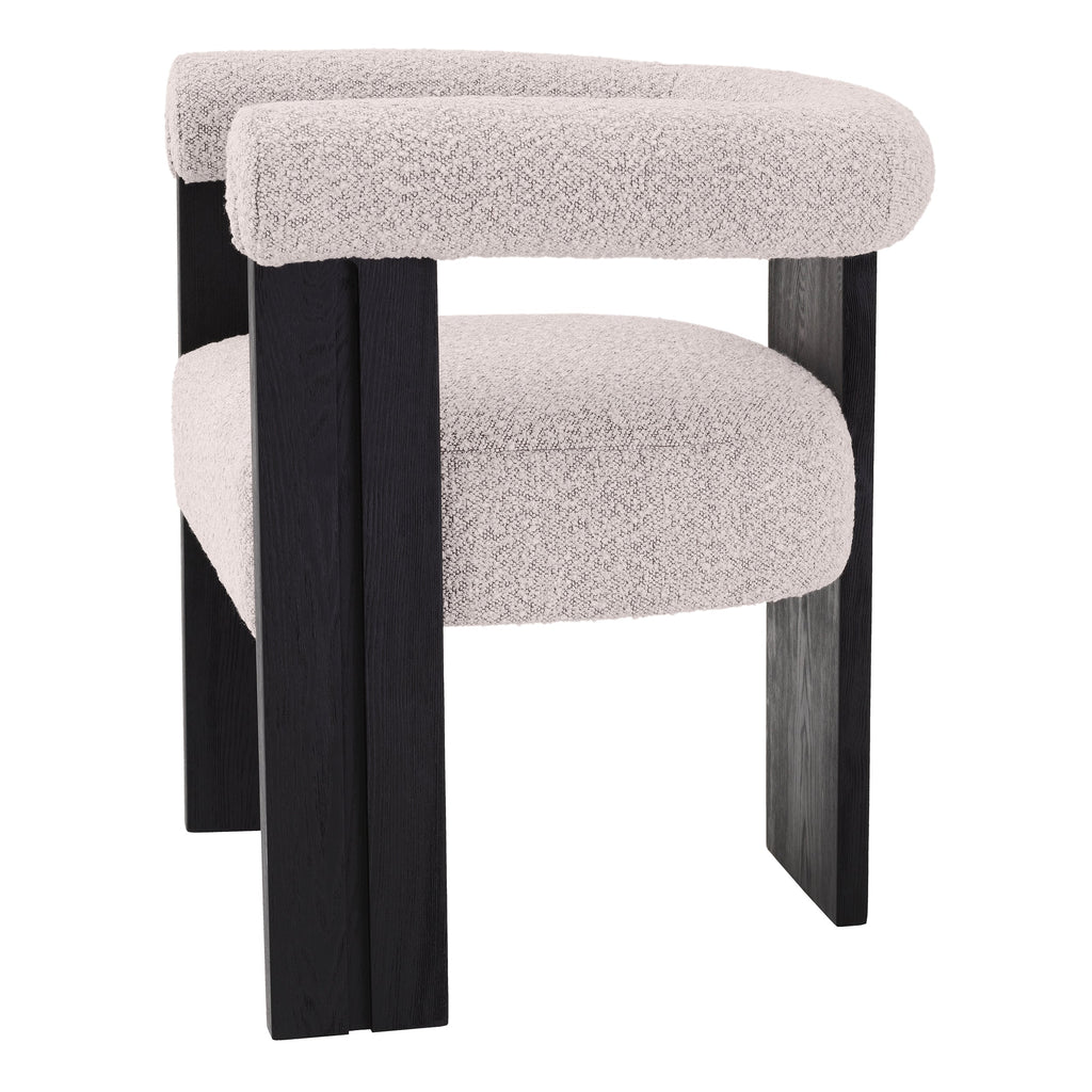 Dining Chair Percy Boucle Grey