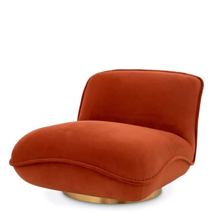 Chair Relax Savona Orange Velvet