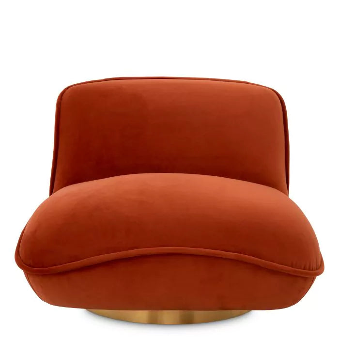 Chair Relax Savona Orange Velvet