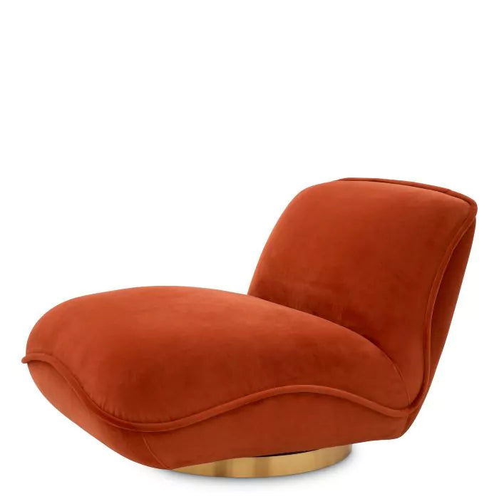 Chair Relax Savona Orange Velvet