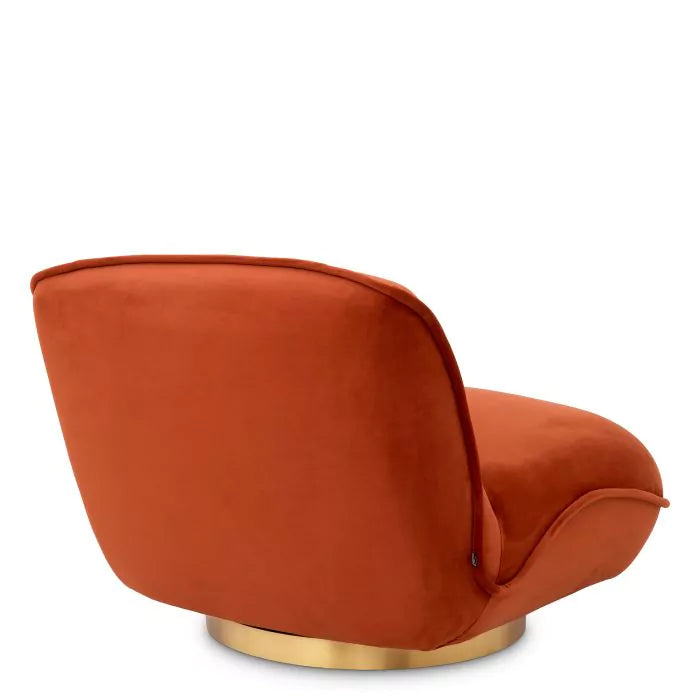 Chair Relax Savona Orange Velvet