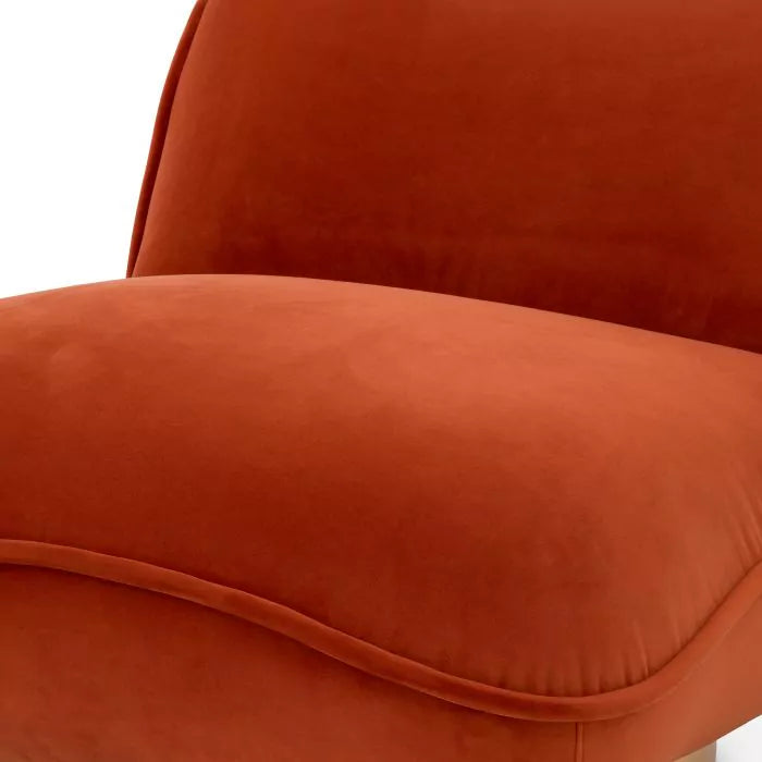 Chair Relax Savona Orange Velvet