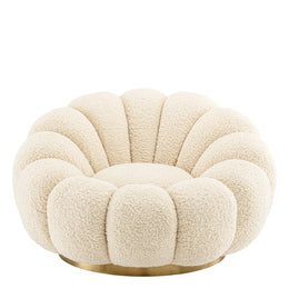 Swivel Chair Mello Faux Shearling