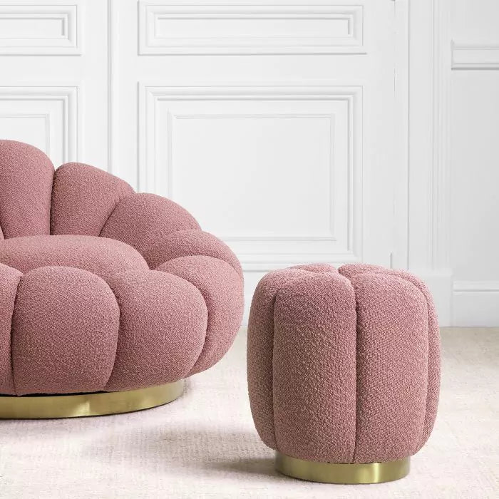Stool Orchanic Boucle Rose