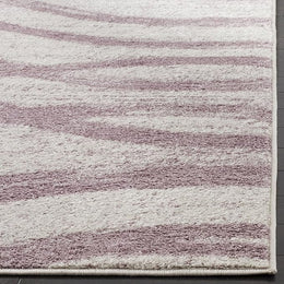 Adirondack Collection Area Rug - ADR125L, Cream / Purple