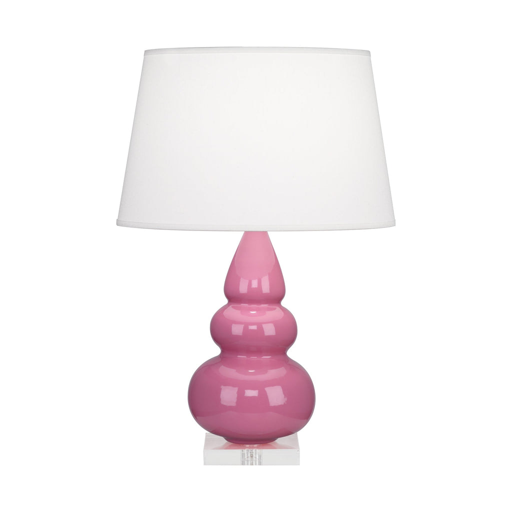 Schiaparelli Pink Small Triple Gourd Accent Lamp-Style Number A288X