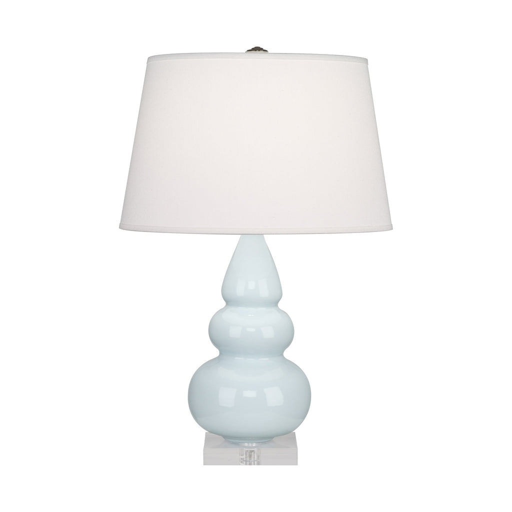 Baby Blue Small Triple Gourd Accent Lamp-Style Number A291X