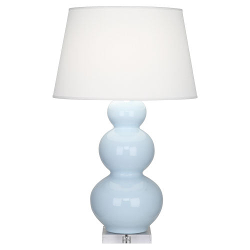 Baby Blue Triple Gourd Table Lamp-Style Number A361X