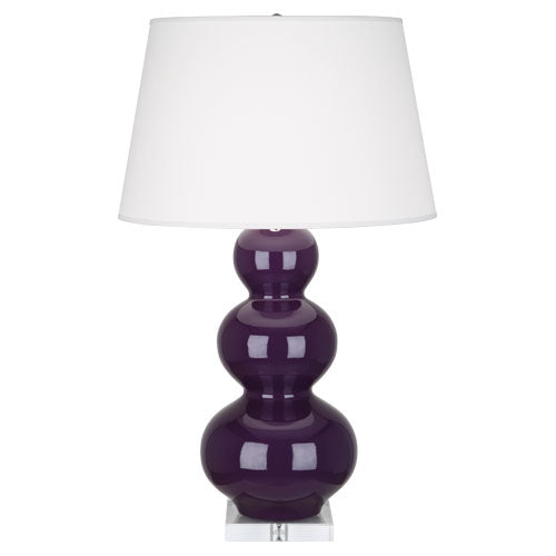 Amethyst Triple Gourd Table Lamp-Style Number A383X