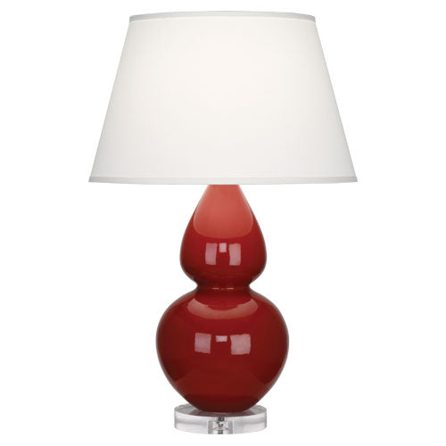 Oxblood Double Gourd Table Lamp-Style Number A627X