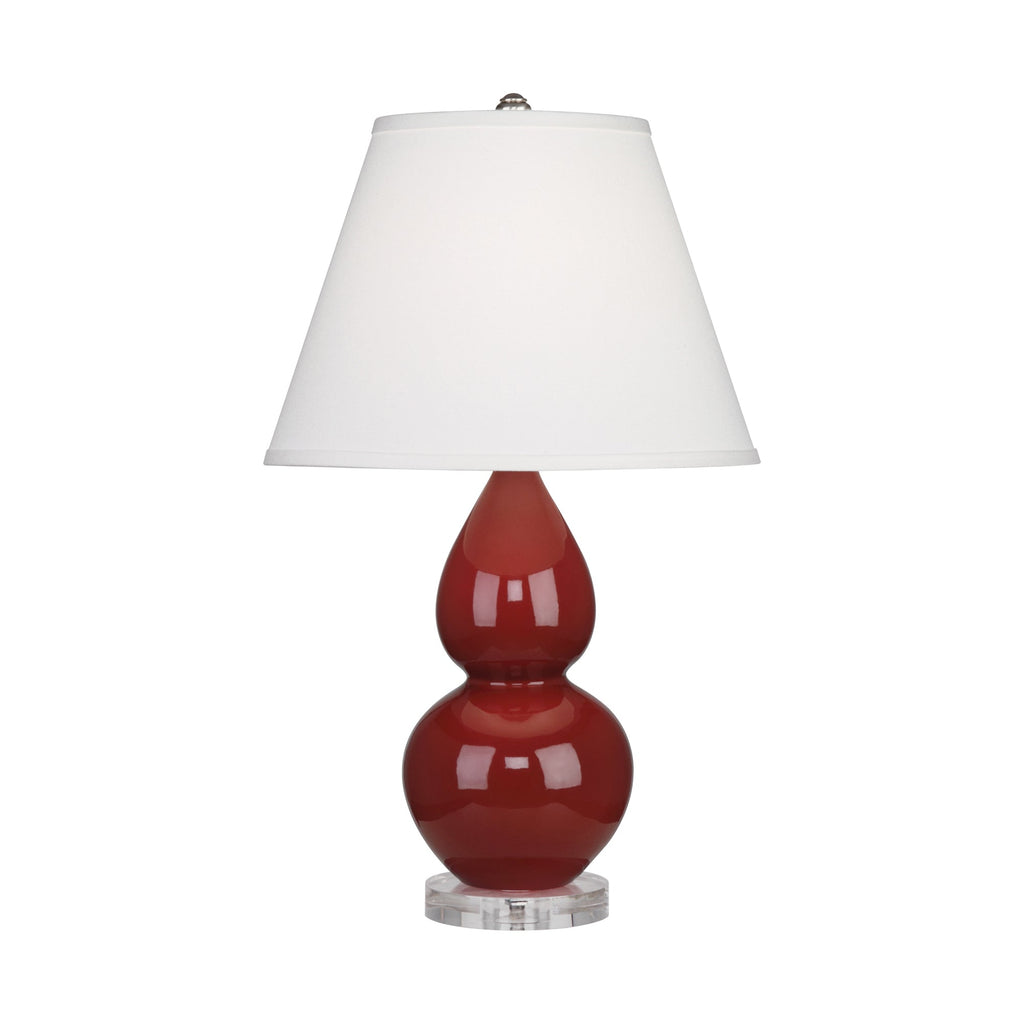 Oxblood Small Double Gourd Accent Lamp-Style Number A697X