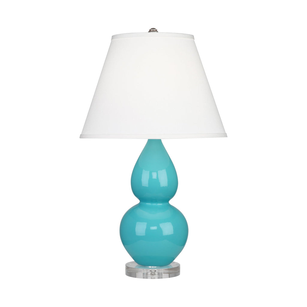 Egg Blue Small Double Gourd Accent Lamp-Style Number A761X