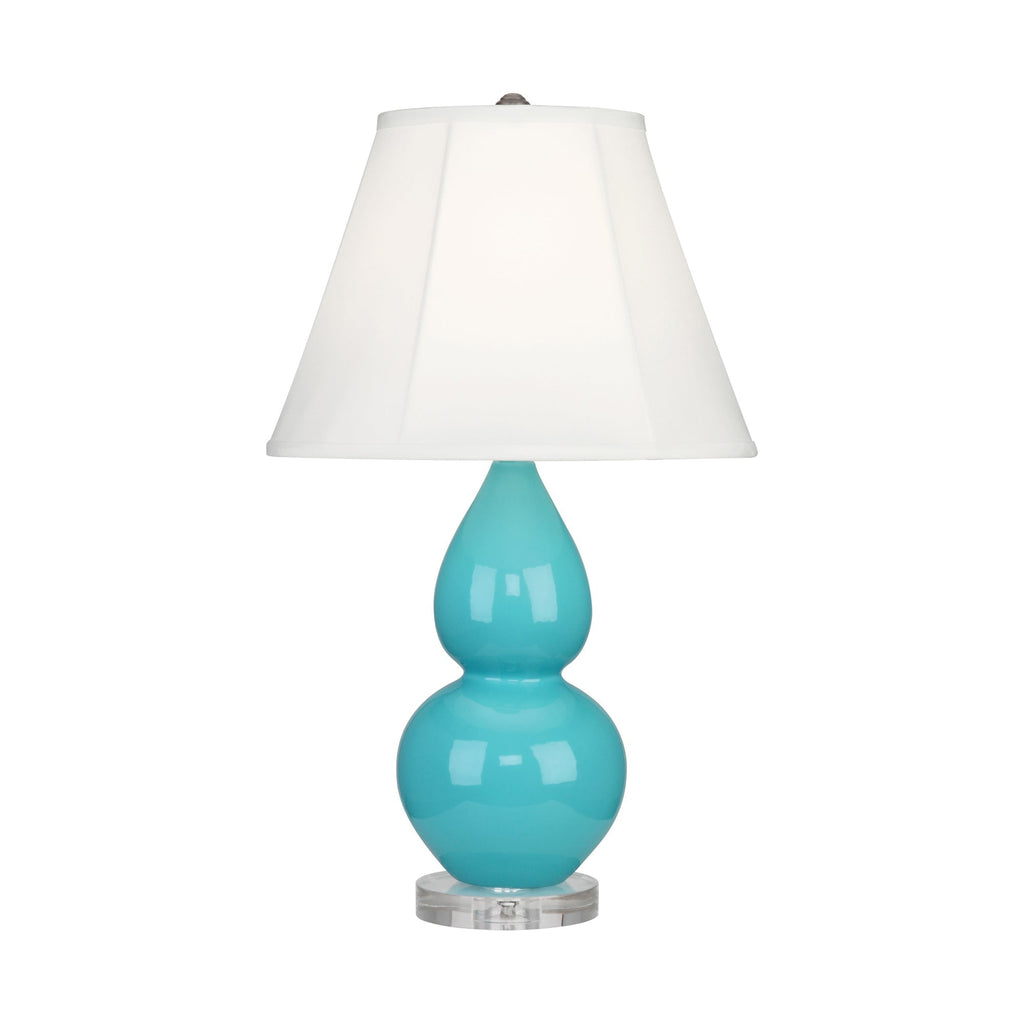 Egg Blue Small Double Gourd Accent Lamp-Style Number A761